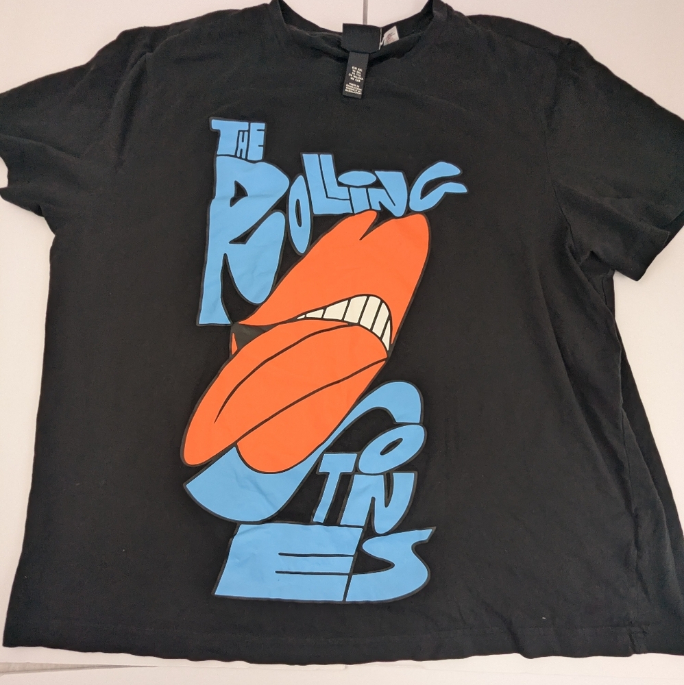 Rolling Stones By H&M Abstract Lips Graphic Design XXL